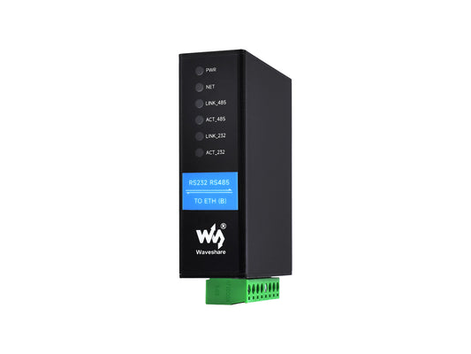 RS232 RS485 to RJ45 Ethernet Serial Server, RS232 And RS485 Dual Channels Independent Operation, Dual Ethernet Ports
