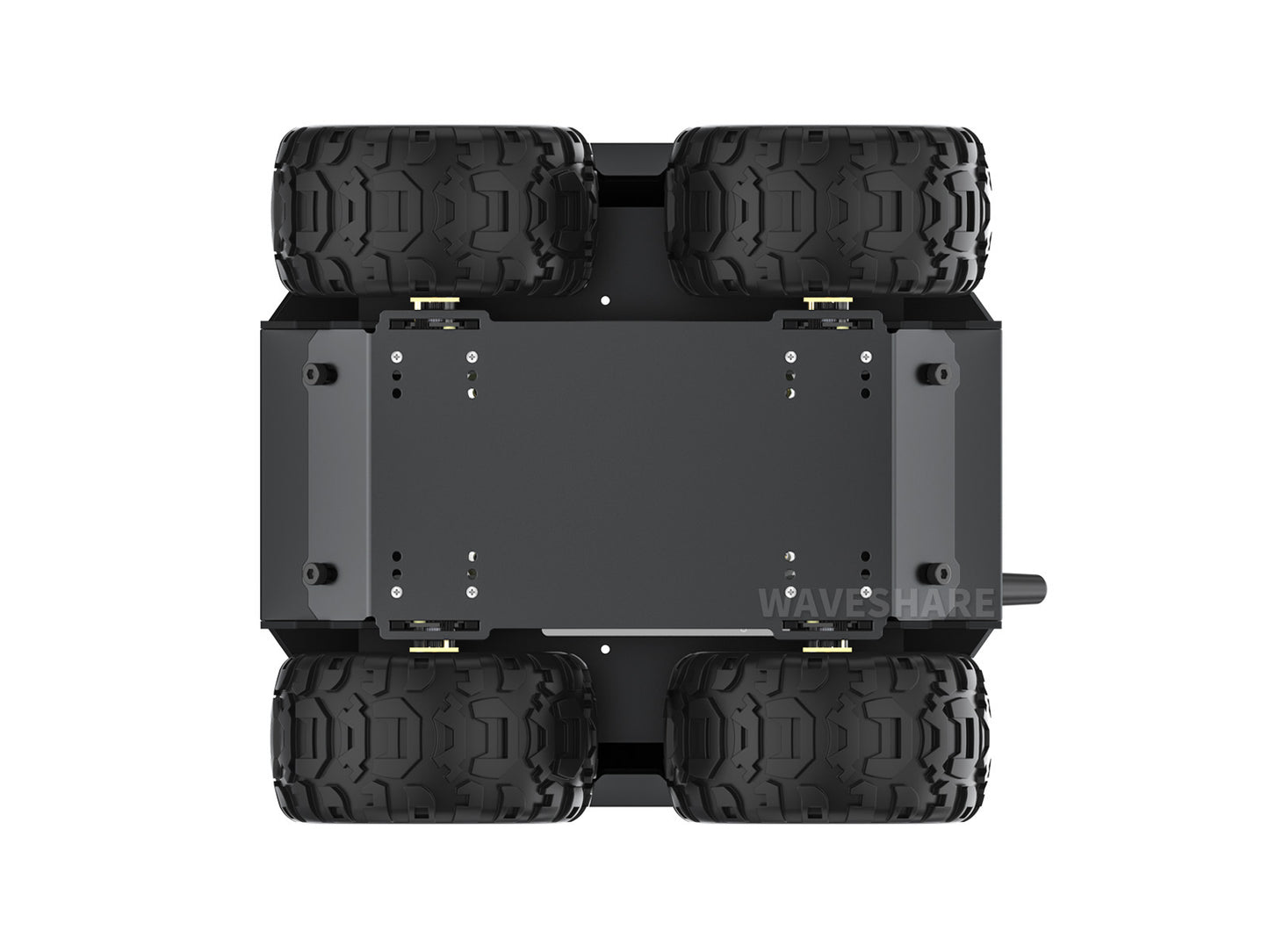 WAVE ROVER Flexible And Expandable 4WD Mobile Robot Chassis, Full Metal Body, Multiple Hosts Support, With Onboard ESP32 Module