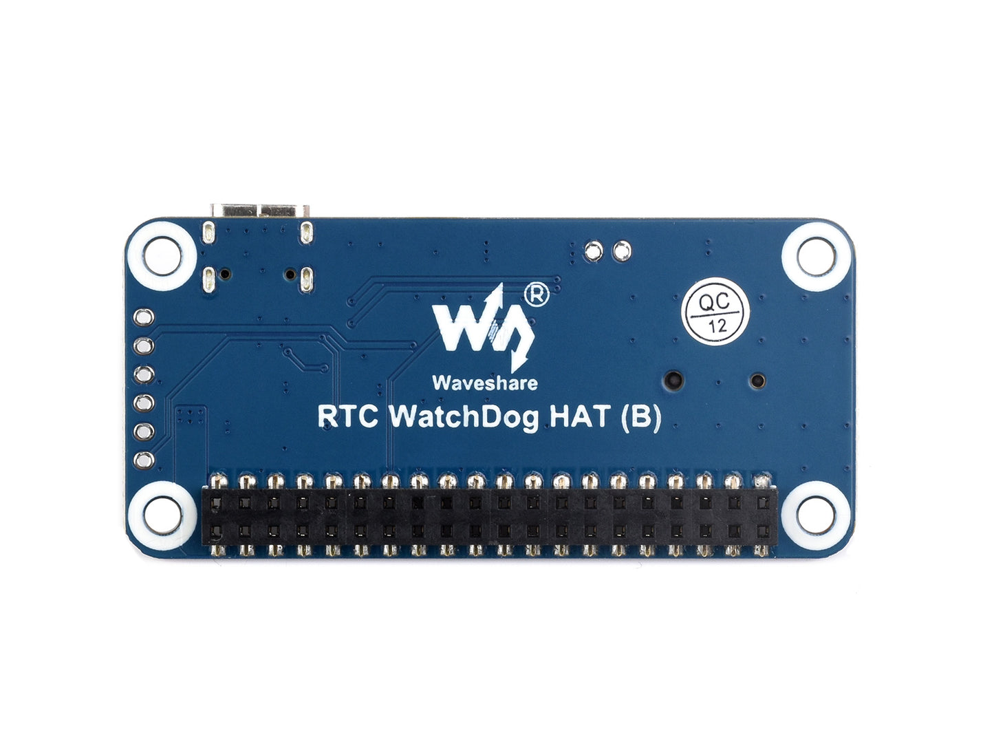 RTC WatchDog HAT (B) For Raspberry Pi, Onboard DS3231SN High Precision RTC Chip
