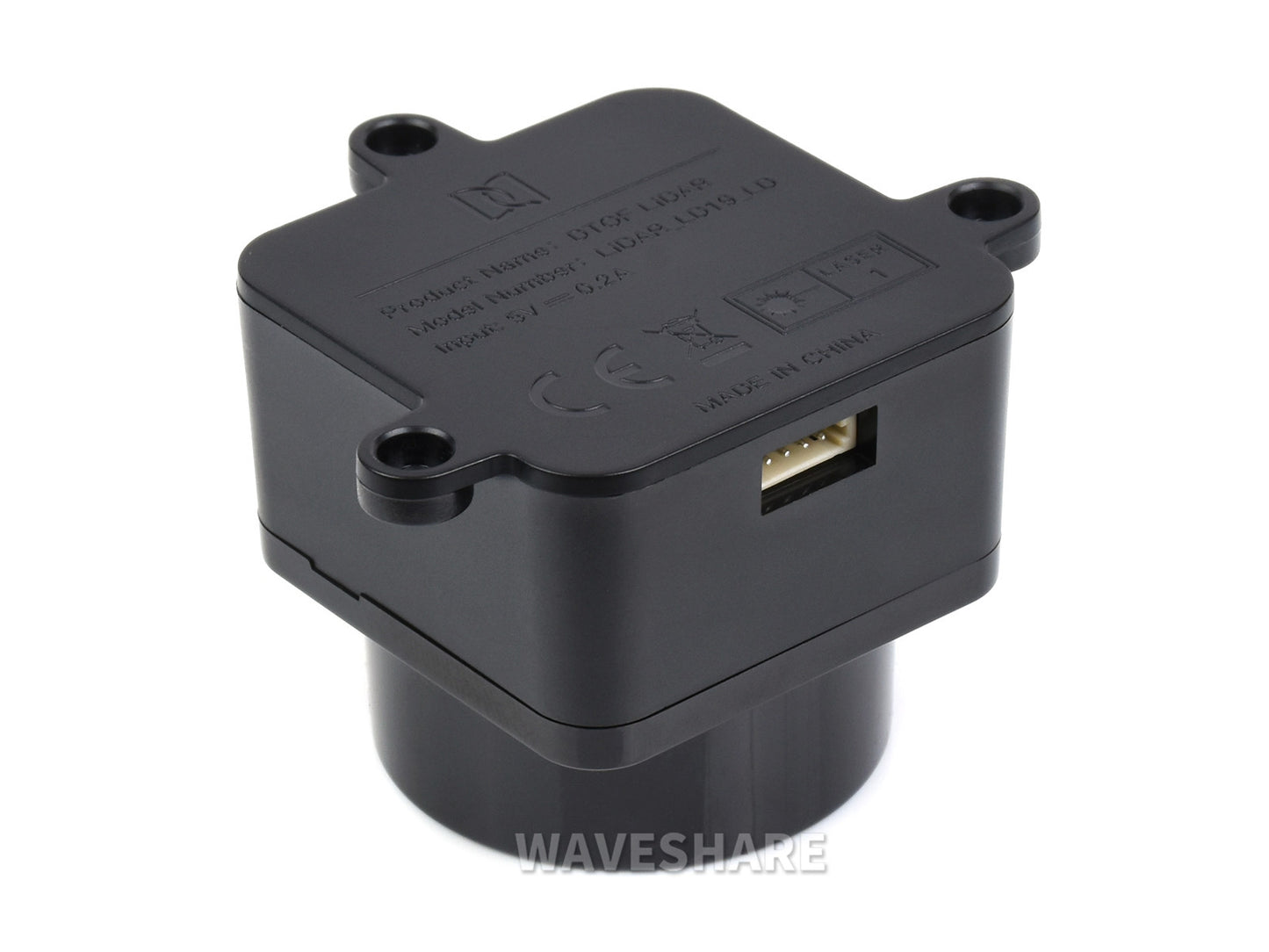 D500 Developer Kit, DTOF Laser Ranging Sensor, 360° Omni-Directional Lidar, UART Bus