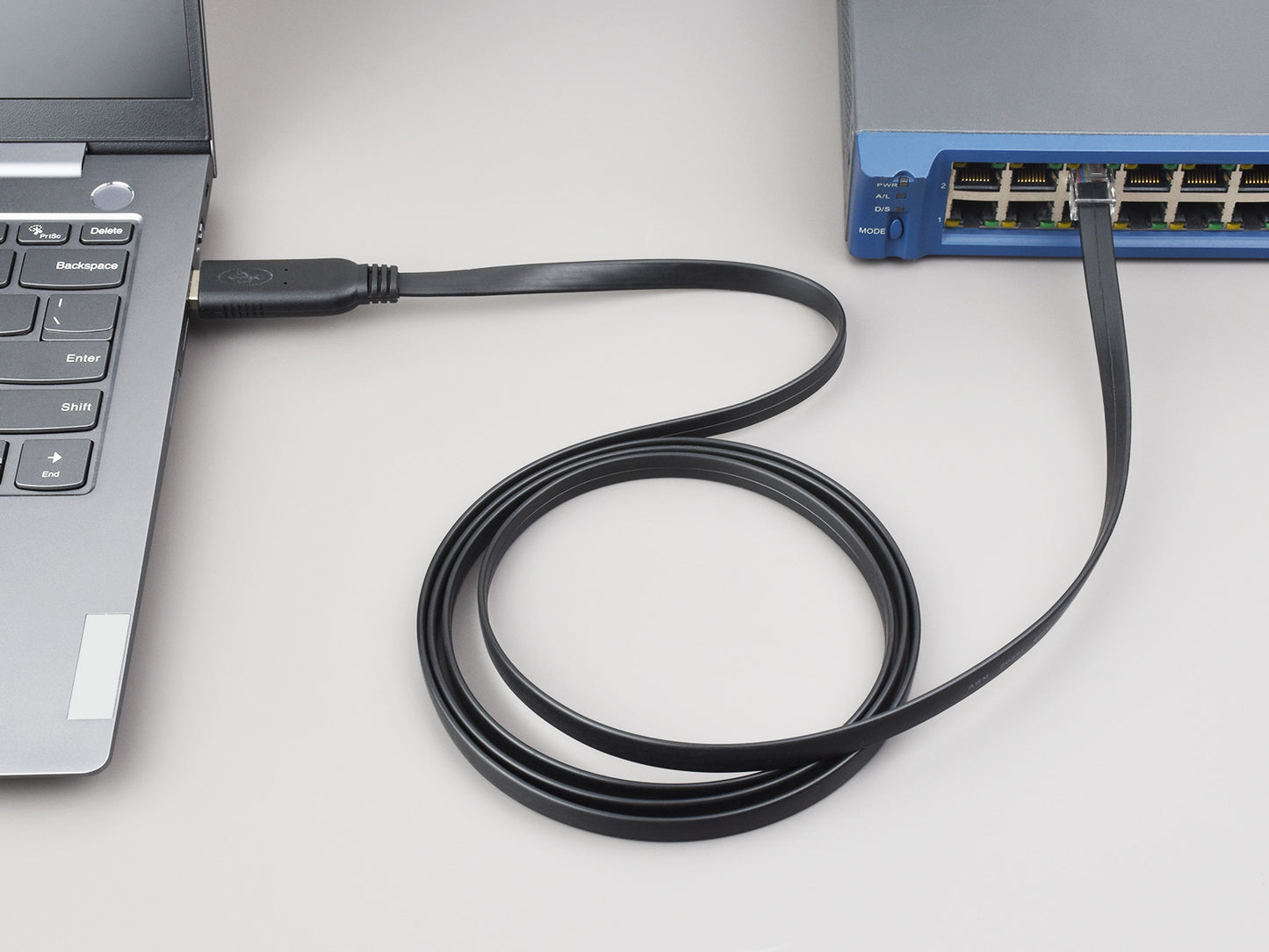 Industrial USB To RJ45 Console Cable, USB Type A to RJ45 Console Male Port, Original FT232RL Chip, Cable Length 1.8m