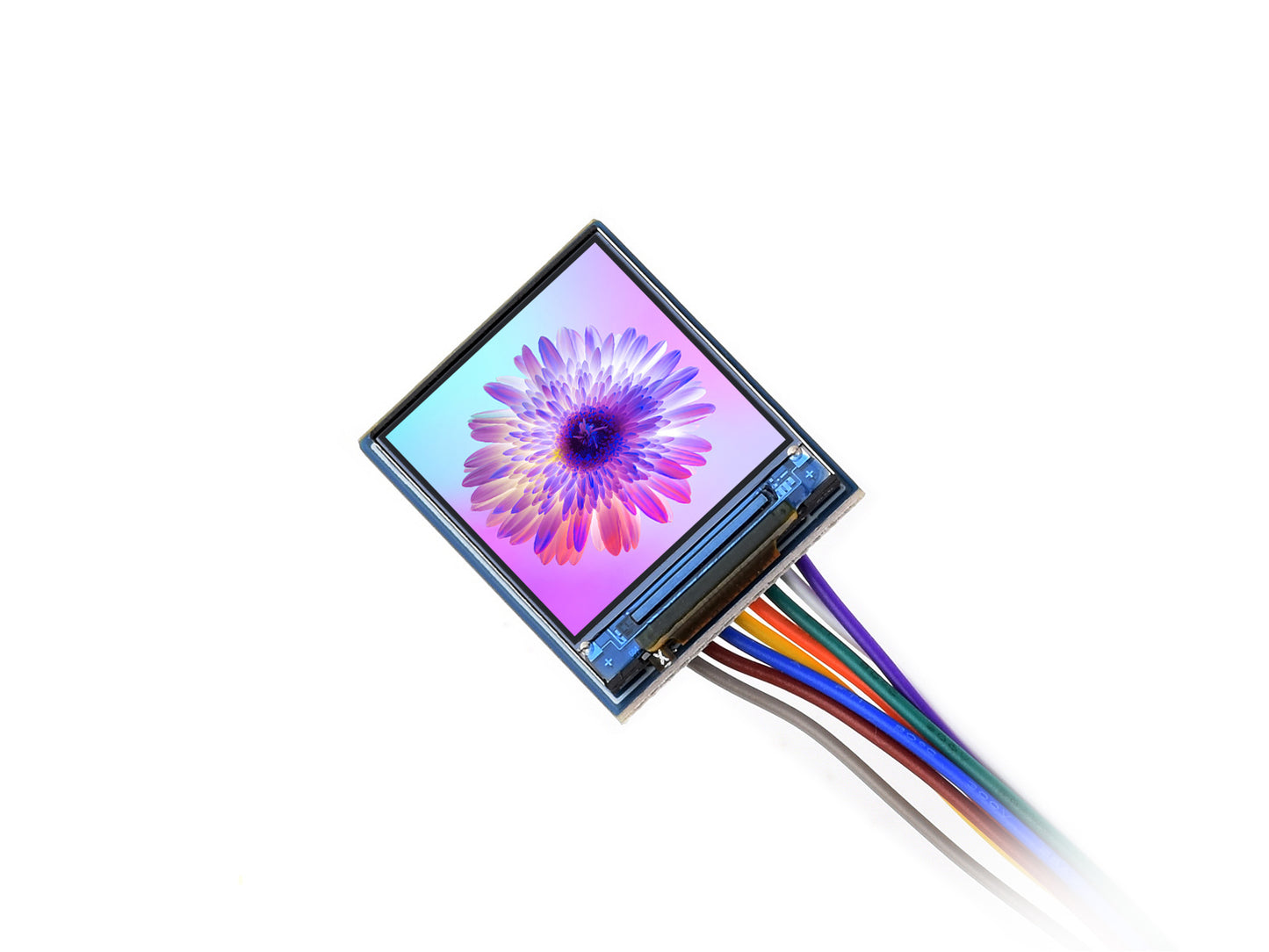 0.85inch LCD Display Module, IPS Panel, 128×128 Resolution, SPI Interface, 65K colors