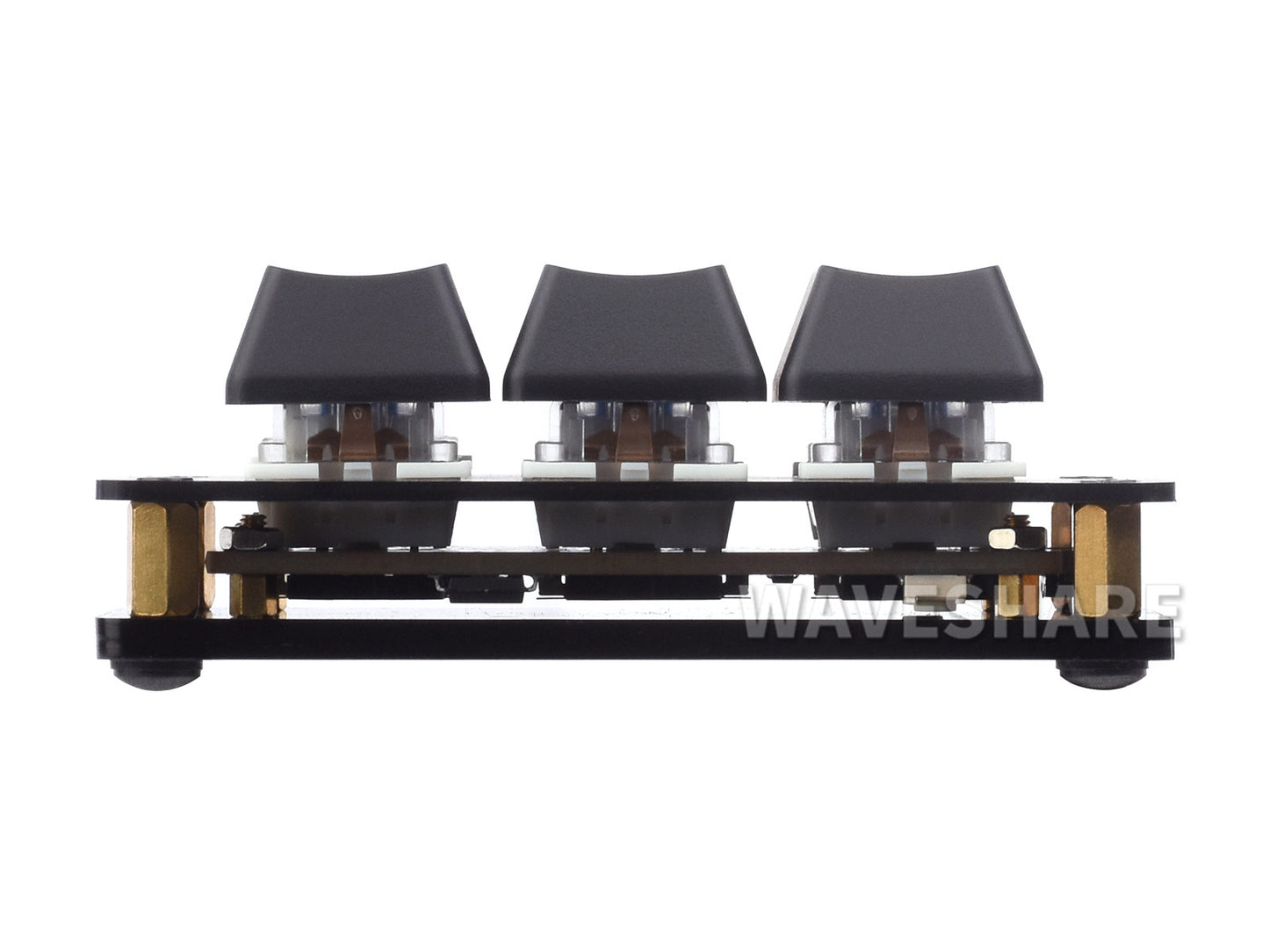 Ctrl C/V Shortcut Keyboard For Programmers, 3-Key Development Board, Adopts RP2040 Microcontroller Chip