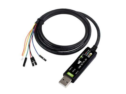 Industrial USB TO TTL (D) Serial Cable, Original FT232RNL Chip, Multi Protection Circuits, Multi Systems Support, Suitable For Raspberry Pi 5 Serial Port Debugging