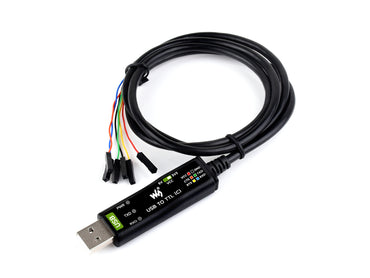 Industrial USB TO TTL (C) 6pin Serial Cable, Original FT232RNL Chip, Multi Protection Circuits, Multi Systems Support, With Hardware Flow Control