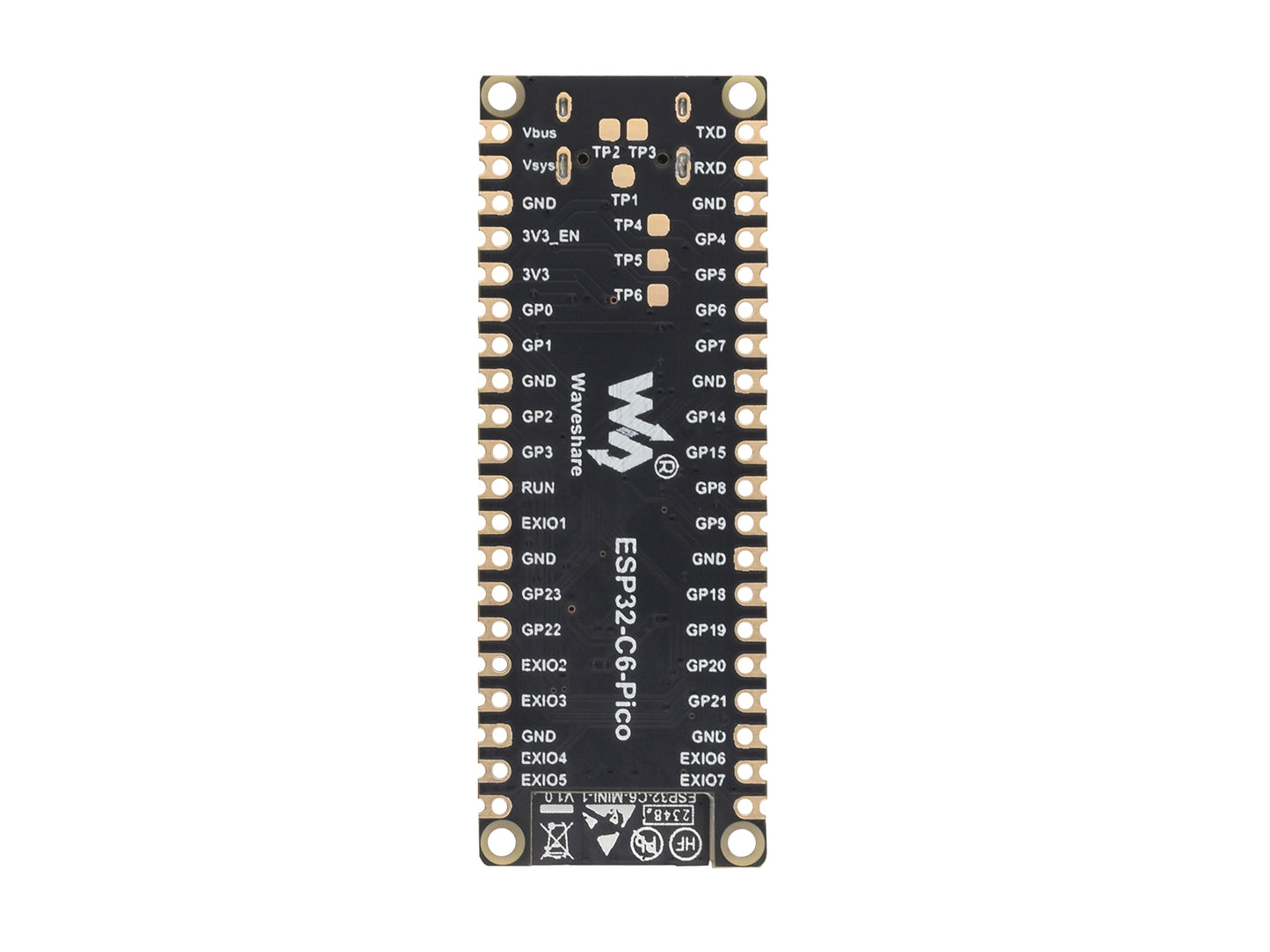 ESP32-C6 Microcontroller, WiFi 6 Development Board, 160MHz Single-core Processor, ESP32-C6-MINI-1 Module