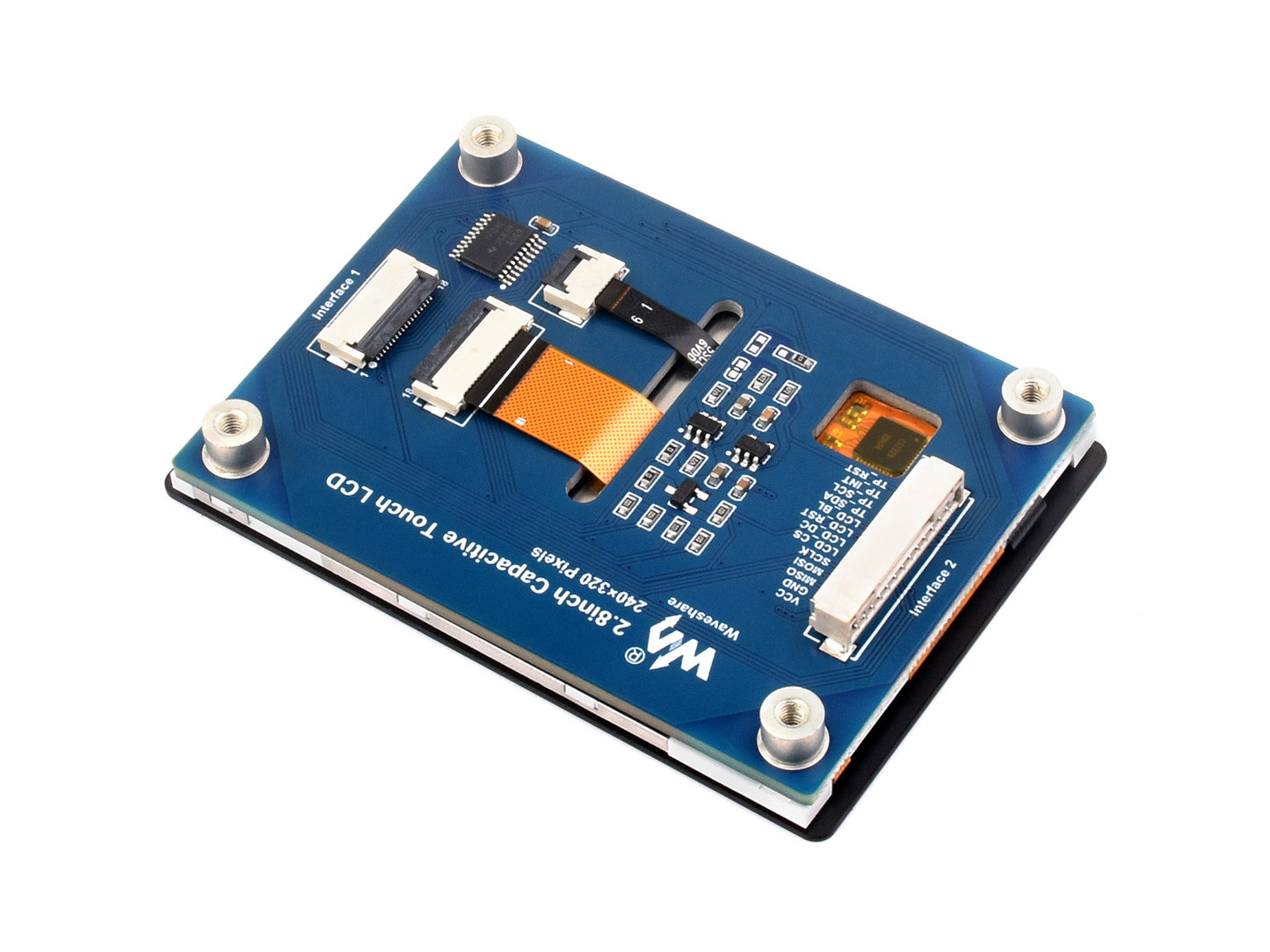 2.8inch LCD Display Module with Touch panel, Embedded with ST7789T3 Display Driver and CST328 Capacitive Touch Controller, TFT Display, 240×320 Resolution