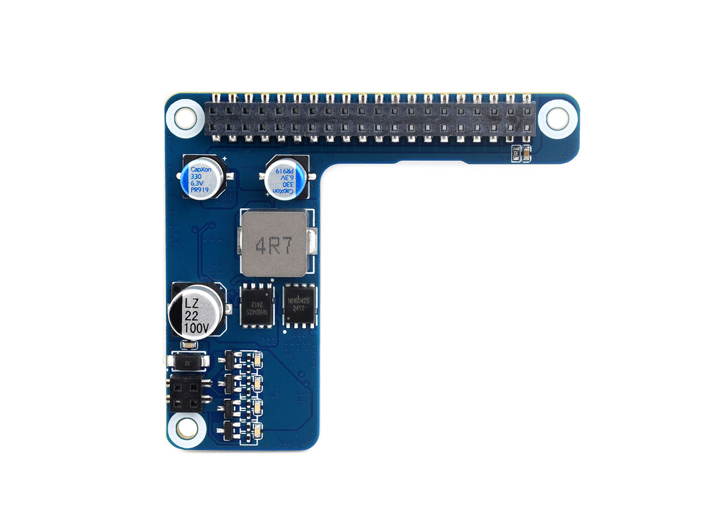 Power Over Ethernet HAT (G) For Raspberry Pi 5 / CM 5, 5V 5A Output, Supports 802.3af/at Network Standard, Raspberry Pi 5 PoE HAT