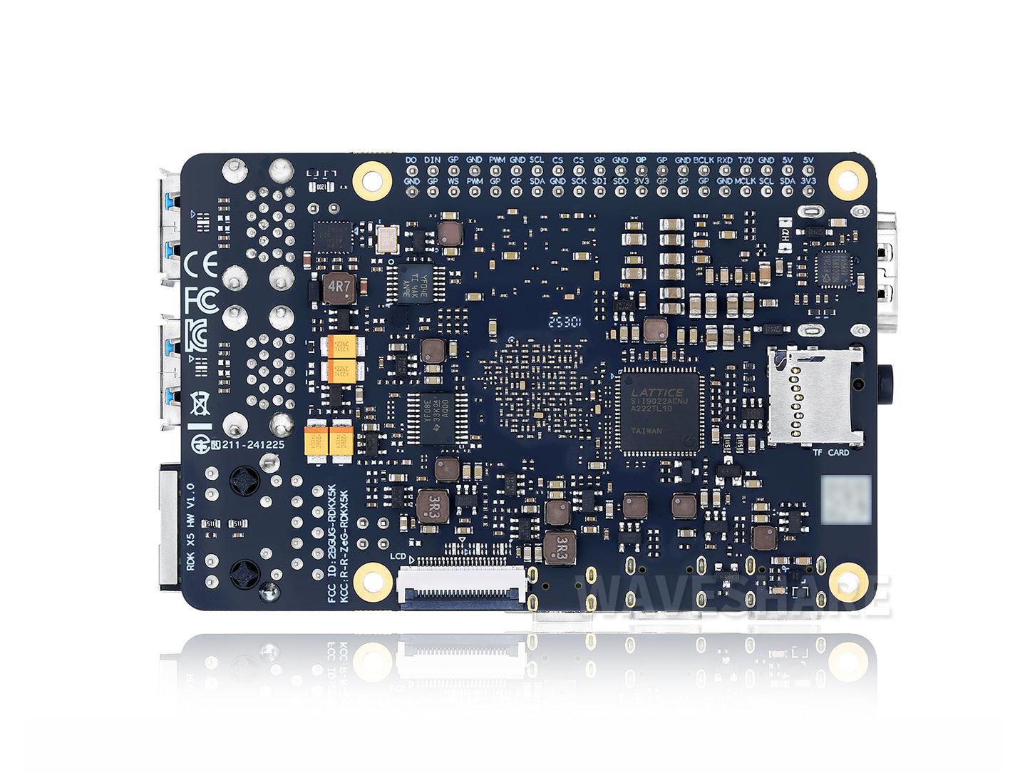 D-Robotics RDK X5 Development Board, Powered By Sunrise 5 Chip, Octa-core Cortex A55 Processor, 10 TOPS Computing Power, Options For 4GB/8GB RAM