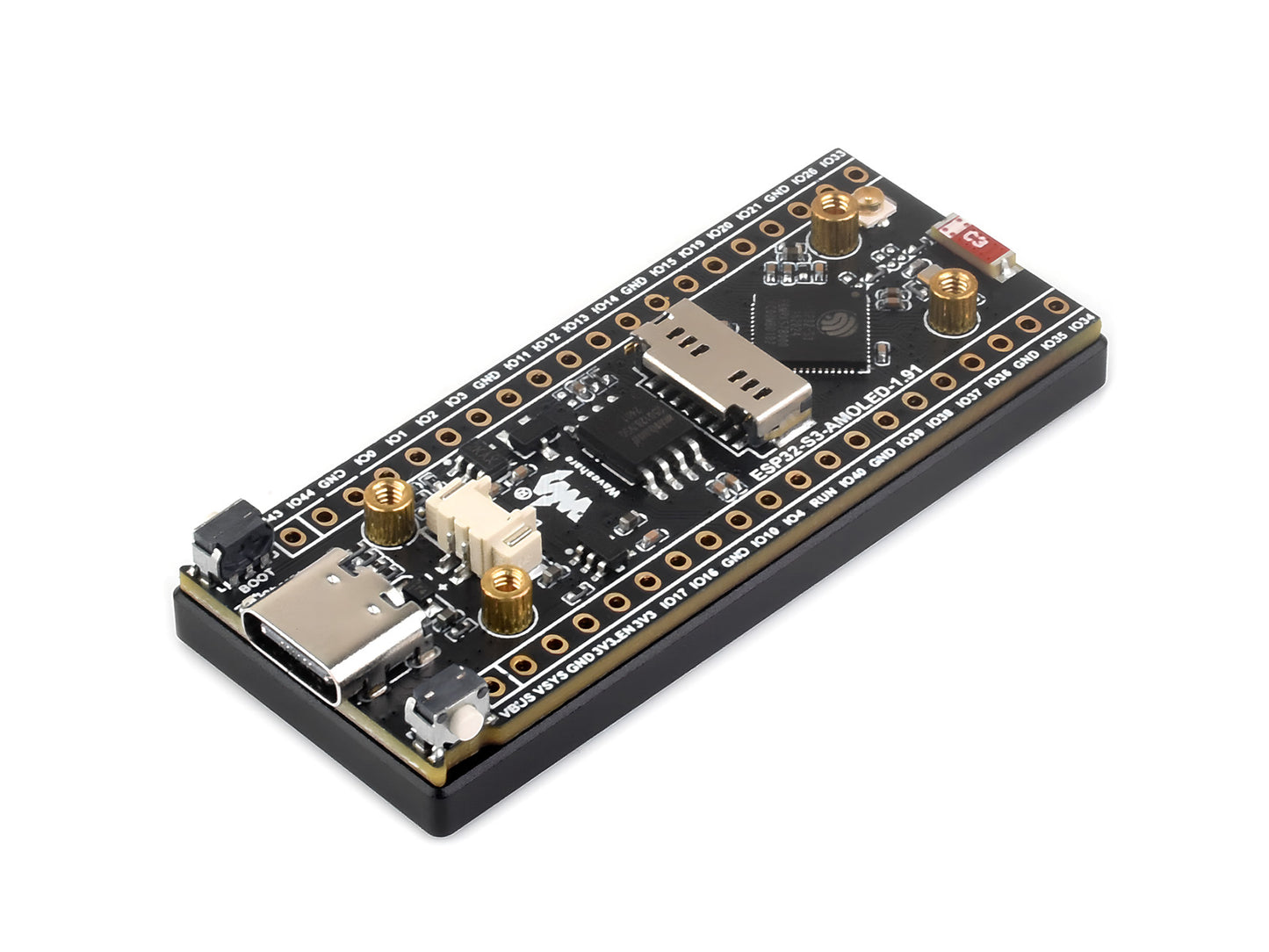 ESP32-S3 1.91inch AMOLED Display Development Board, 240×536, 32-bit LX7 Dual-core Processor, Up to 240MHz Frequency, Accelerometer And Gyroscope Sensor, ESP32 With Display