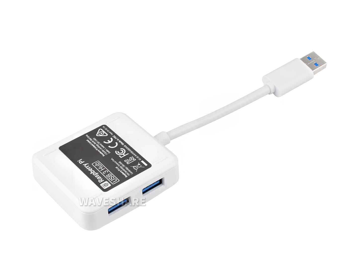 official Raspberry Pi USB 3 Hub, Expands Four Downstream USB 3.0 Type-A Ports, Data Transfer Speeds Up To 5 Gbps