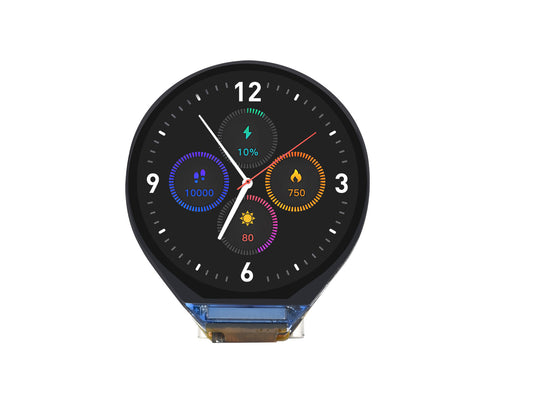 ESP32-C3 0.71inch Round Display Development Board, 160×160 Resolution, Based on ESP32-C3 Single-core Processor, SPI Interface Display, ESP32 With Display
