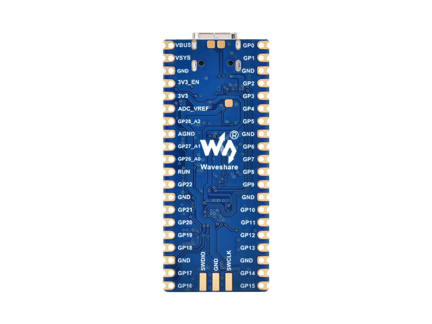 Waveshare RP2350-Plus Development Board, A Low-cost, High-performance Pico-like MCU Board Based On Raspberry Pi RP2350A Dual-core & Dual-architecture Microcontroller