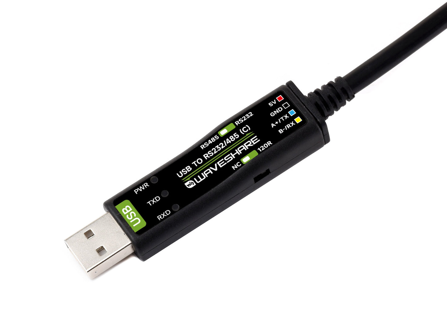 USB To RS232/485 Serial Cable, Original FT232RNL Chip, Onboard Power And Signal Indicators, Multi-OS Compatible & Multi-device Applicable