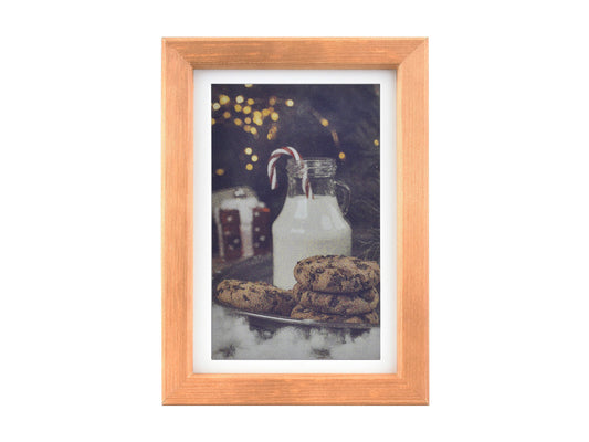 7.3inch E6 Full Color E-Paper With Solid Wood Photo Frame, Ultra-long Standby, 800 × 480 Resolution, Batteries Optional