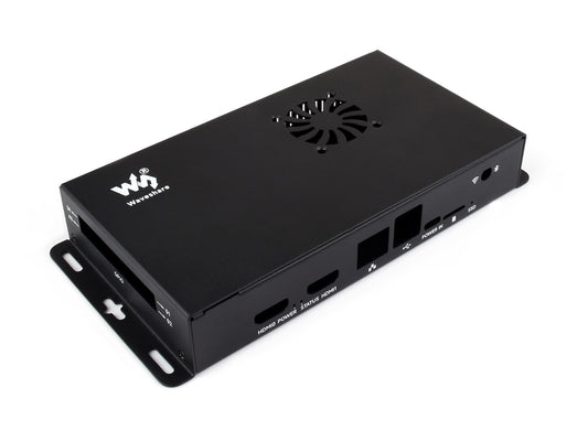 Metal Case Designed For Raspberry Pi Official Compute Module 5 IO Board, Comes With Cooling Fan