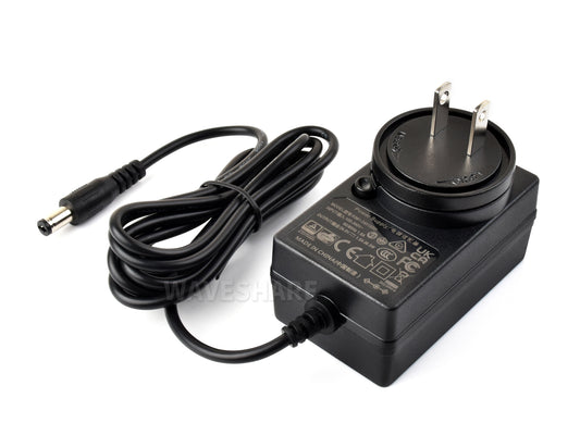 Power Supply, Power Adapter, 24V / 1.5A, DC Jack Output, OD 5.5mm, ID 2.1mm, Available In US / EU / UK Plug
