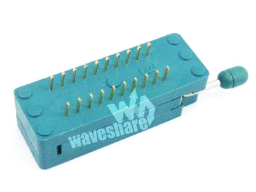 DIP 20 Pin ZIF Socket (Green), Test & Burn-in Socket
