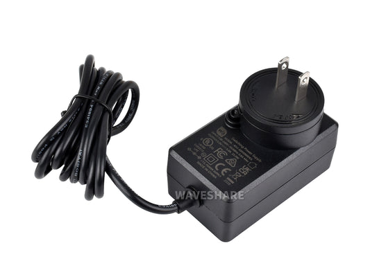 Power Supply, Power Adapter, 5V / 5A, DC Jack Output, OD 5.5mm, ID 2.1mm, Available In US / EU / UK Plug