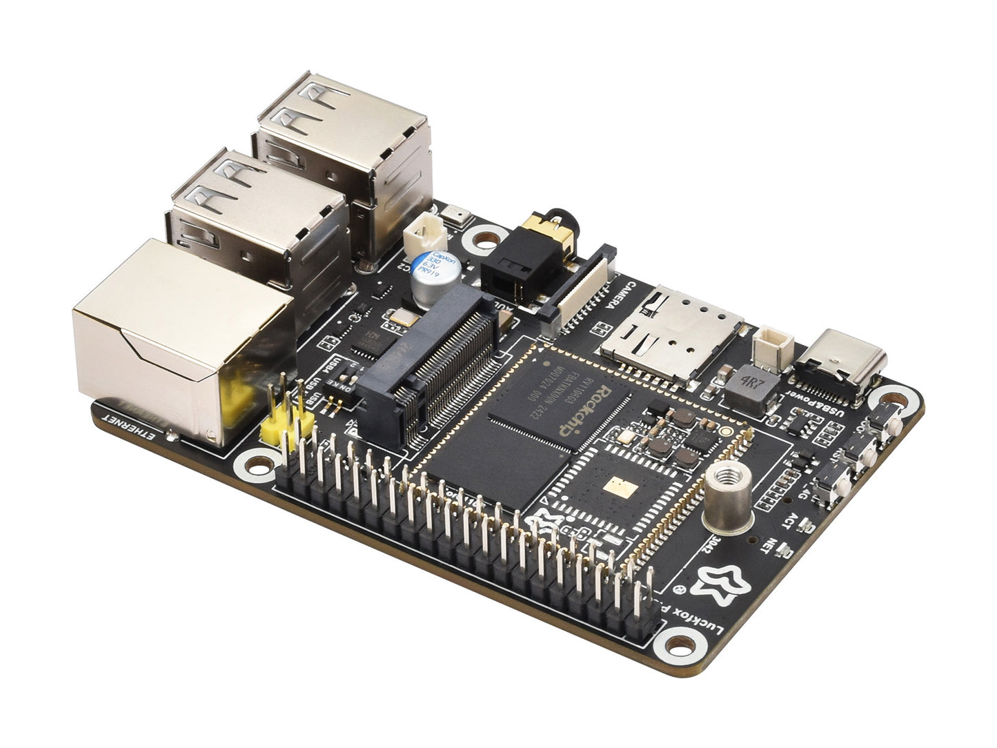 Luckfox Pico Pi Linux Micro Development Board, Based On Luckfox Core1106, 8GB eMMC, Supports Intelligent Encoding, Built-in Self-developed Third-generation ISP3.2