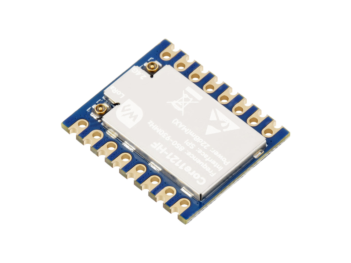 Core1121 LF/HF Dual-Band LoRa Module, Based on Low-Power LR1121 Transceiver, Suitable For Sub-GHz And 2.4GHz Frequency Bands