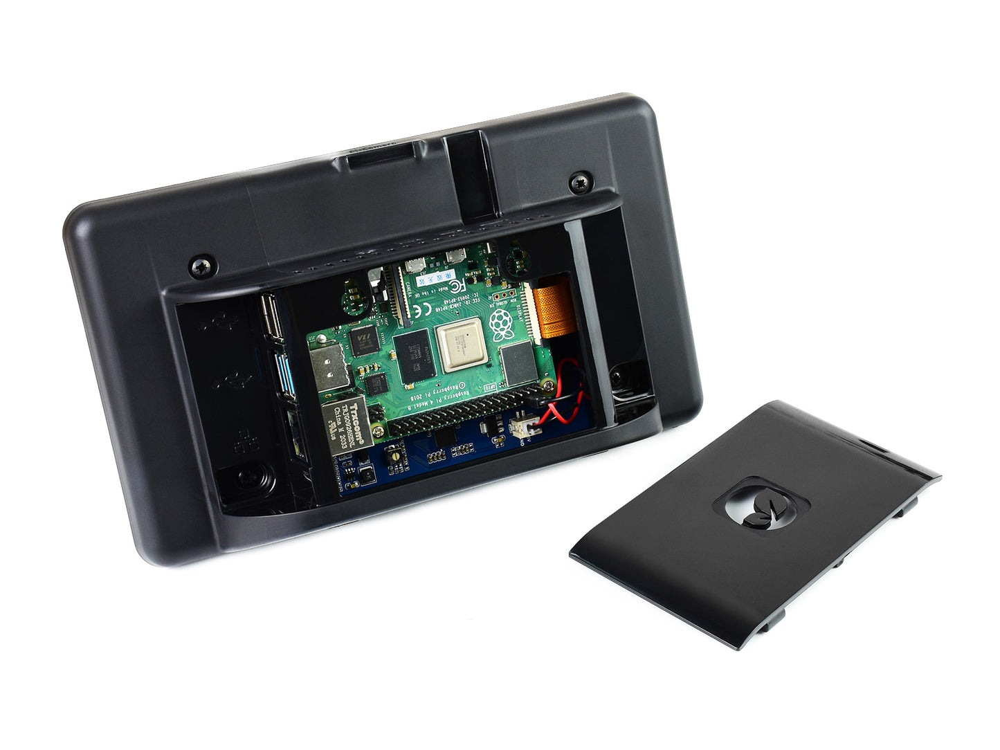 7inch Capacitive Touch Display for Raspberry Pi, with Protection Case, DSI Interface, 800×480