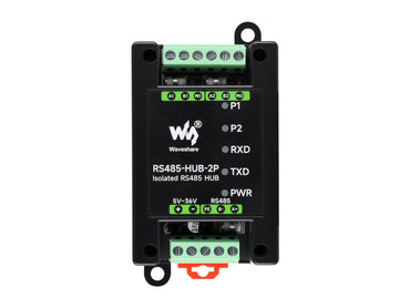 Industrial-grade Isolated 2-Ch RS485 Hub, Rail-mount Support, Wide Baud Rate Range, Expands 2-ch RS485 Sub Ports Via 1-ch RS485 Master Port, With Isolation And Signal Relay