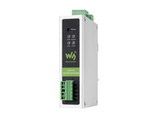 CAN FD Protocol Converter, CAN FD To RS232/RS485 Bidirectional Data Communication, Supports 5 Data Conversion Modes And CAN 2.0A/2.0B Protocols, Rail-mount Support