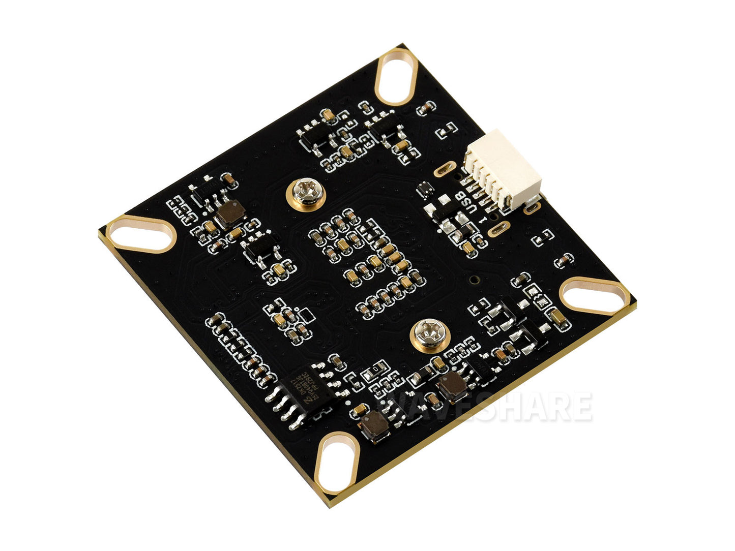 IMX415 8MP High-resolution USB Camera Module, IMX415 Sensor Chip, USB2.0 Port, Onboard Dual Microphones, Distortion-free