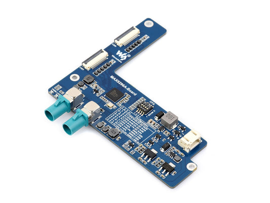 2-Ch GMSL Camera Adapter Board, Equipped With MAX9296A Deserializer, High-Speed And Low-Latency Serial Transmission, Compatible With Raspberry Pi 5 and Jetson Orin Nano/NX