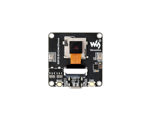 ESP32-S3 AIoT Camera Development Board, Integrated Audio Input And Output Module, Supports Connecting External Display, Image Capture & Recognition And AI Speech Interaction Support