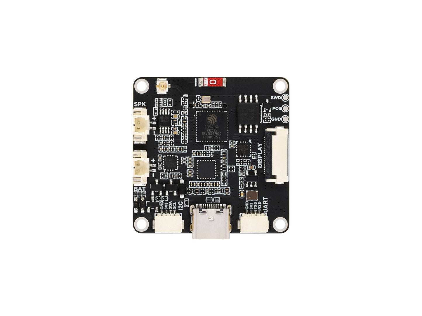 ESP32-S3 AIoT Camera Development Board, Integrated Audio Input And Output Module, Supports Connecting External Display, Image Capture & Recognition And AI Speech Interaction Support