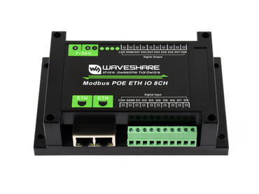 Industrial 8-Ch Ethernet Digital Input/Output Module, Modbus RTU / TCP Protocol, Supports PoE Power Supply, With Various Isolation And Protection Circuits