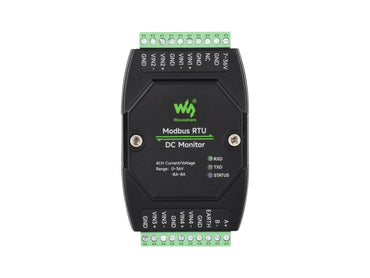 Industrial 4-Ch DC Monitoring Module, 16-bit High-Precision Acquisition, Supports Voltage and Current Measurement, Modbus RTU Protocol
