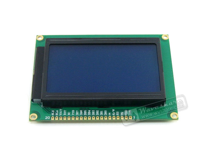 LCD12864-ST (3.3V Blue Backlight)