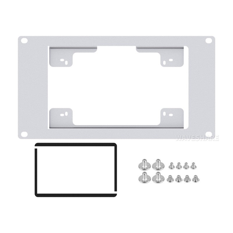 HomeRack 7inch DSI Display Mounting Panel, 3U, for Official Raspberry Pi 7inch Touch Displays