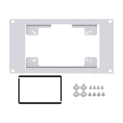 HomeRack 7inch DSI Display Mounting Panel, 3U, for Official Raspberry Pi 7inch Touch Displays