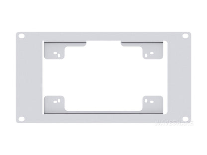 HomeRack 7inch DSI Display Mounting Panel, 3U, for Official Raspberry Pi 7inch Touch Displays