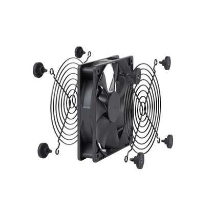 USB 5V 120mm Quiet Cooling Fan 3 Speed Levels PWM Control High Airflow Low Vibration