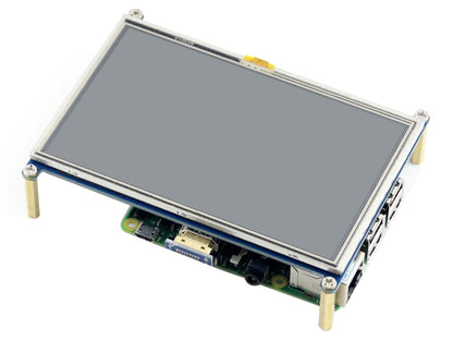 5inch Resistive Touch Screen LCD, 800×480, HDMI, Low Power