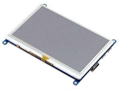 5inch Resistive Touch Screen LCD (B), 800×480, HDMI, Low Power Consumption