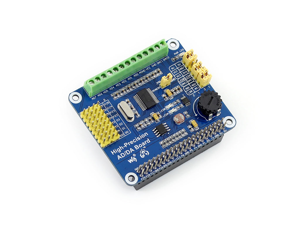 Raspberry Pi High-Precision AD/DA Expansion Board