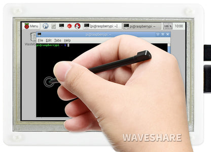 5inch Resistive Touch Screen LCD (B) with Bicolor Case, 800×480, HDMI, Low Power