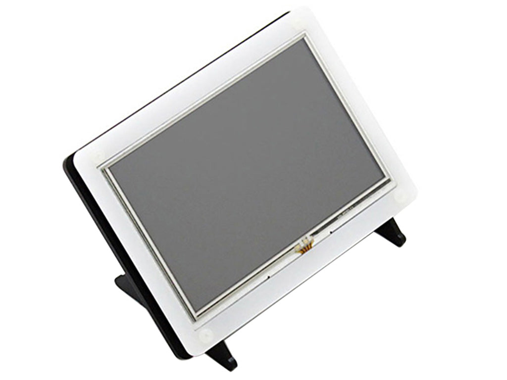 5inch Resistive Touch Screen LCD (B) with Bicolor Case, 800×480, HDMI, Low Power