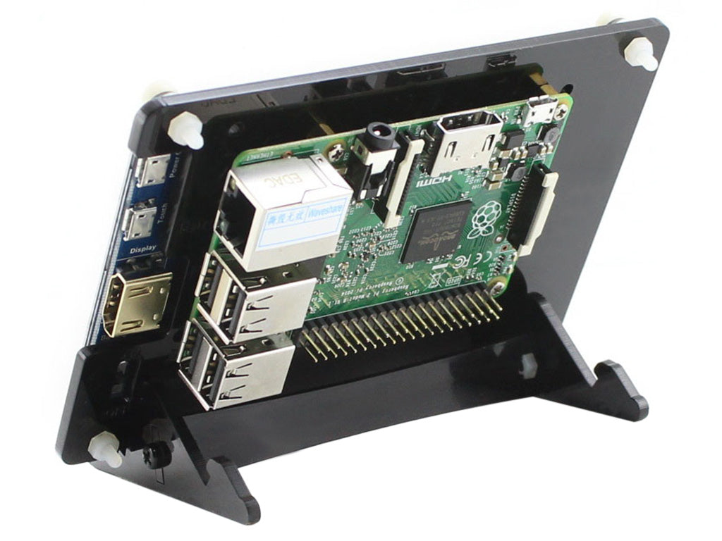 5inch Resistive Touch Screen LCD (B) with Bicolor Case, 800×480, HDMI, Low Power