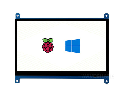 7inch Capacitive Touch Screen LCD (C), 1024×600, HDMI, IPS, Low Power