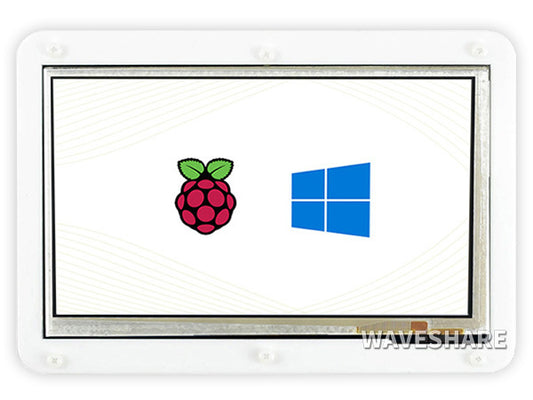 7inch Capacitive Touch Screen LCD (B) with Bicolor Case, 800×480, HDMI, Low Power
