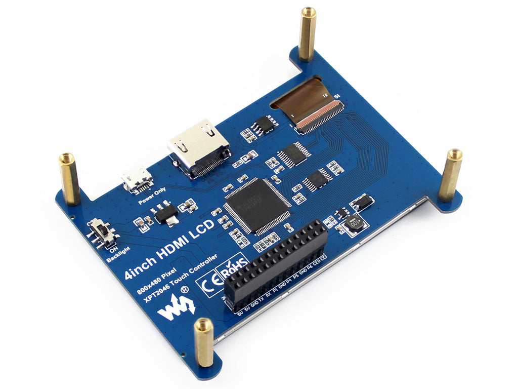 4inch Resistive Touch Screen LCD, 480×800, HDMI, IPS, Low Power