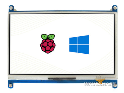 7inch Resistive Touch Screen LCD, 1024×600, HDMI, IPS, Various Systems Support