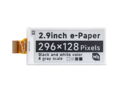 296x128, 2.9inch E-Ink raw display panel